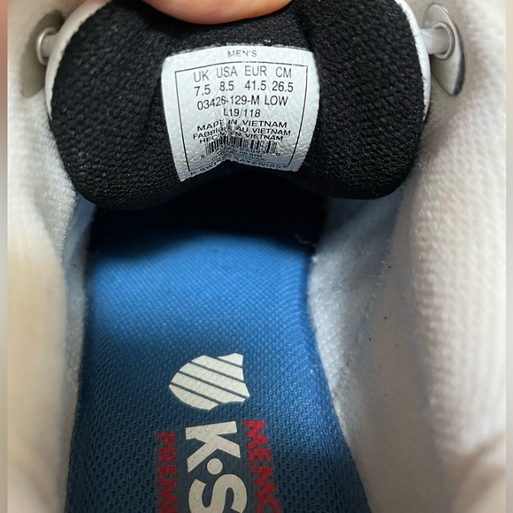 K-Swiss ST329 CMF MEN / EXTRA WIDE size 8.5 - Picture 7 of 8